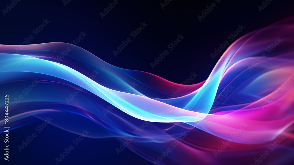 Abstract light rays and three-dimensional particles, technology concept background Abstract light rays and three-dimensional particles, technology concept background