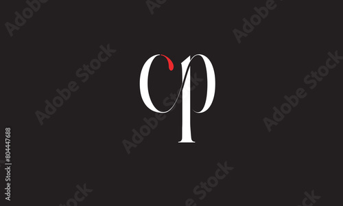 CP, PC, C, P Abstract Letters Logo Monogram