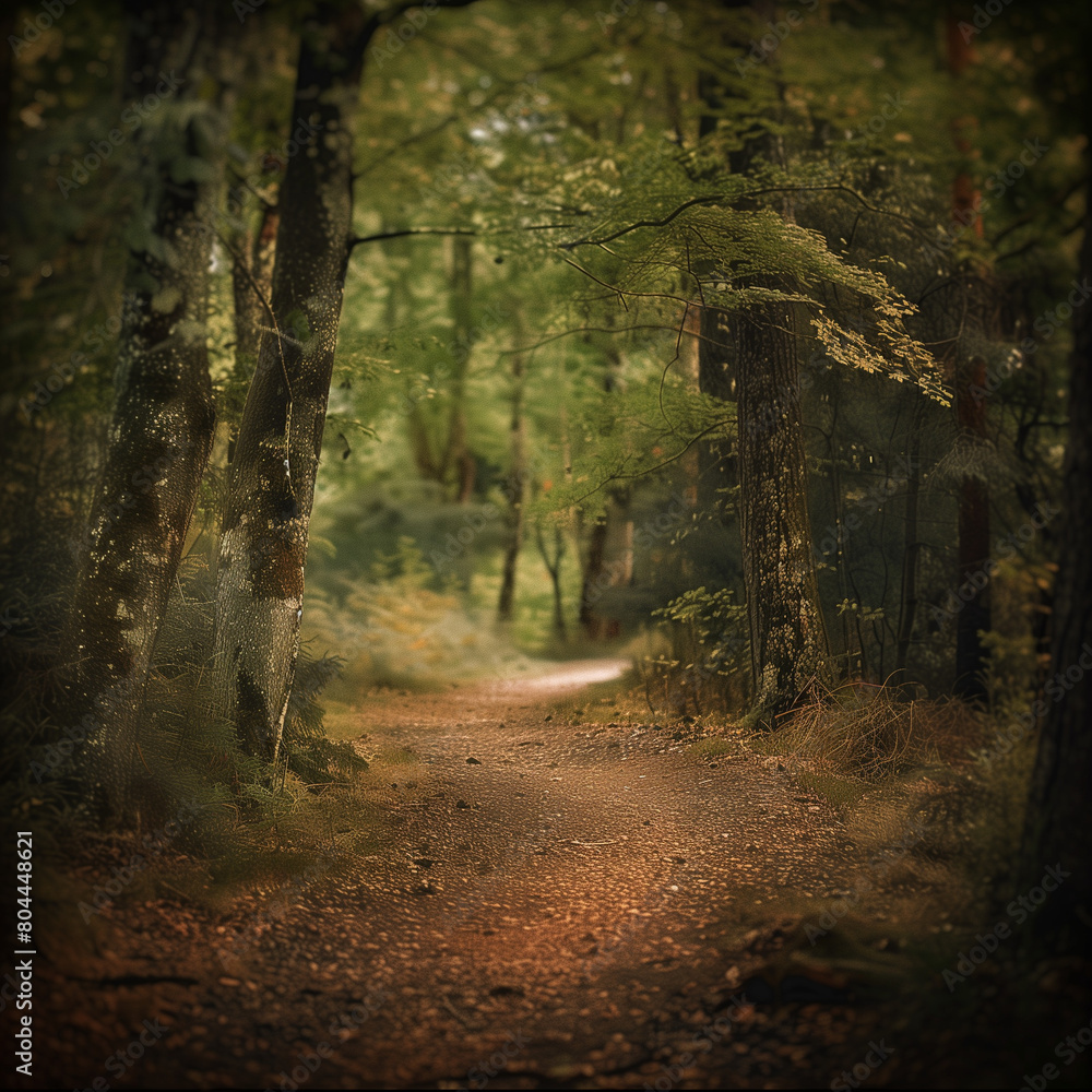 Enchanted Forest Trail - A Mysterious and Serene Nature Path Enchanted Forest Trail - A Mysterious and Serene Nature Path