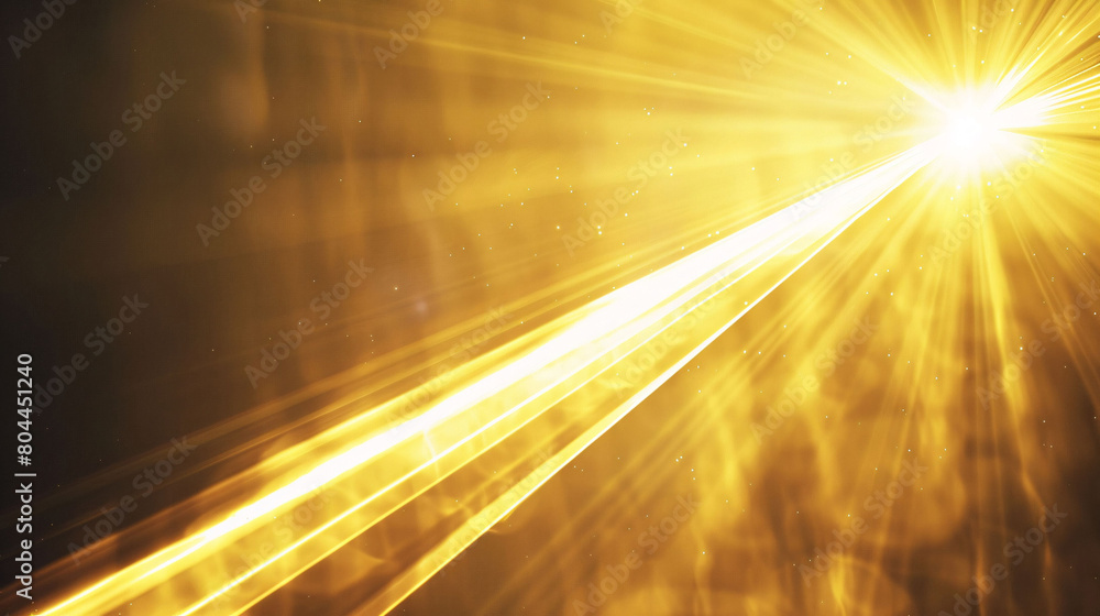 Golden ray background, gradient abstract PPT background