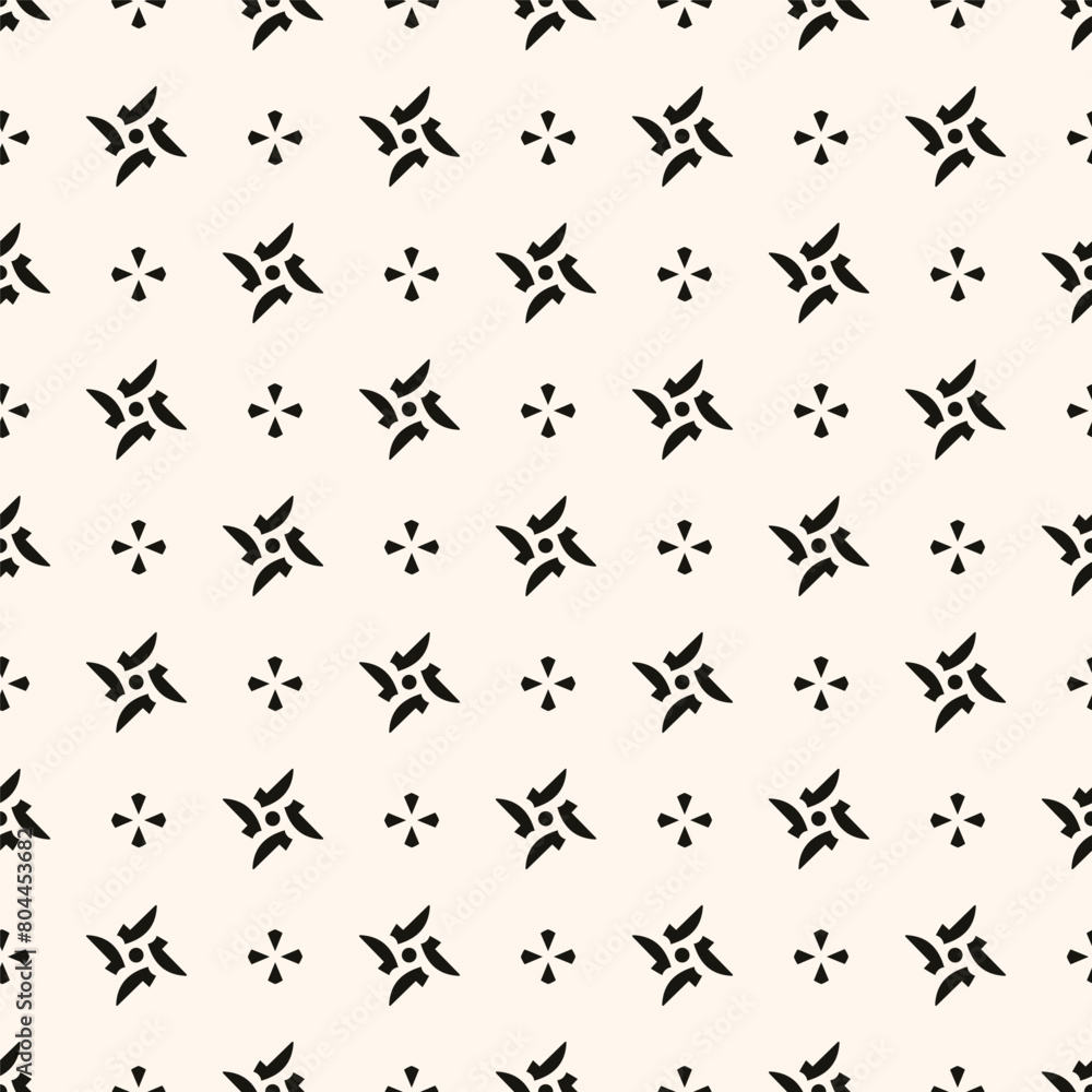 It is a seamless pattern with black flowers on a white background . High quality illustration. Eps 10. It is a seamless pattern with black flowers on a white background . High quality illustration. Eps 10.