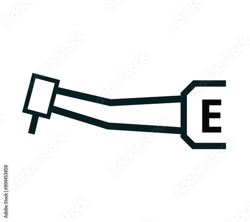 Dental low voltage electric motor symbol