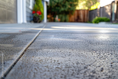 Captivating Close-Up: Detailed View of a Textured Concrete Driveway