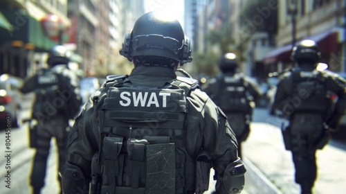 Special police force SWAT tactical team