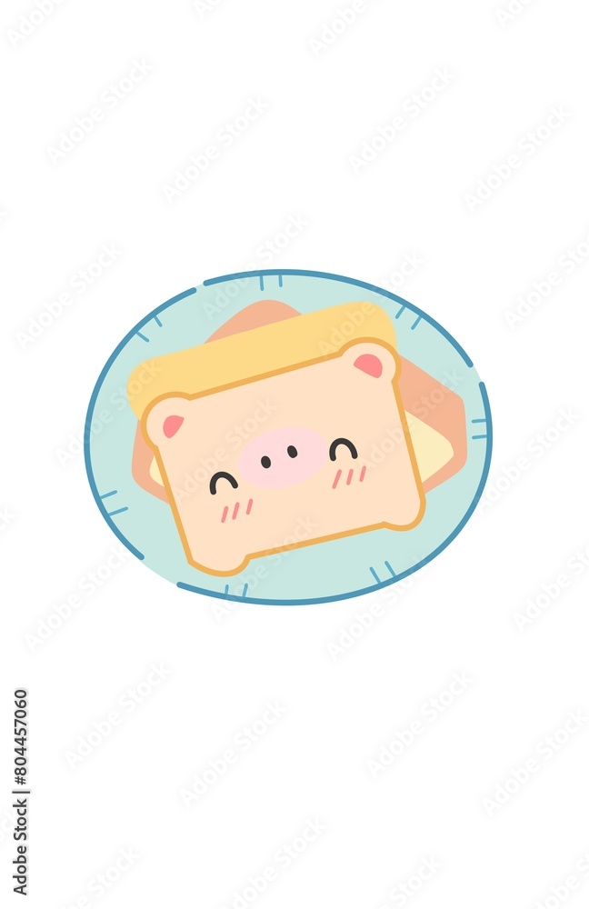 illustration of a ham illustration of a ham