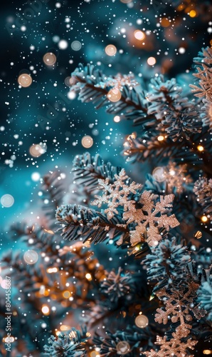 A festive array of abstract shapes and colors in a Christmas-themed background , Background Image For Website