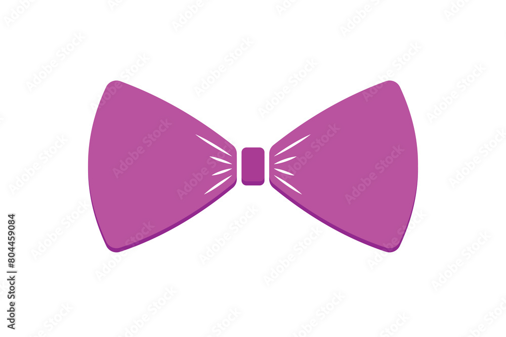 Bow tie icon. Purple formal male neck tie symbol isolated on white background. Vector Realistic Black Bow Tie Icon Closeup Isolated. Bow tie icon. Purple formal male neck tie symbol isolated on white background. Vector Realistic Black Bow Tie Icon Closeup Isolated.