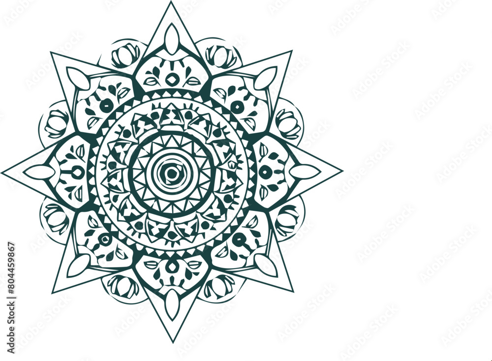 Beautiful mandala art, vector mandala design Beautiful mandala art, vector mandala design