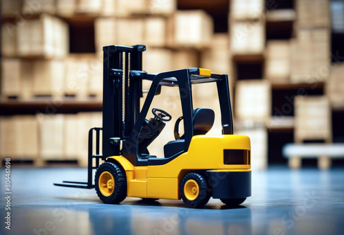 'competition number block Miniature concept forklift using wooden business truck poduim logistic ranking shipping achievement award background challenge'