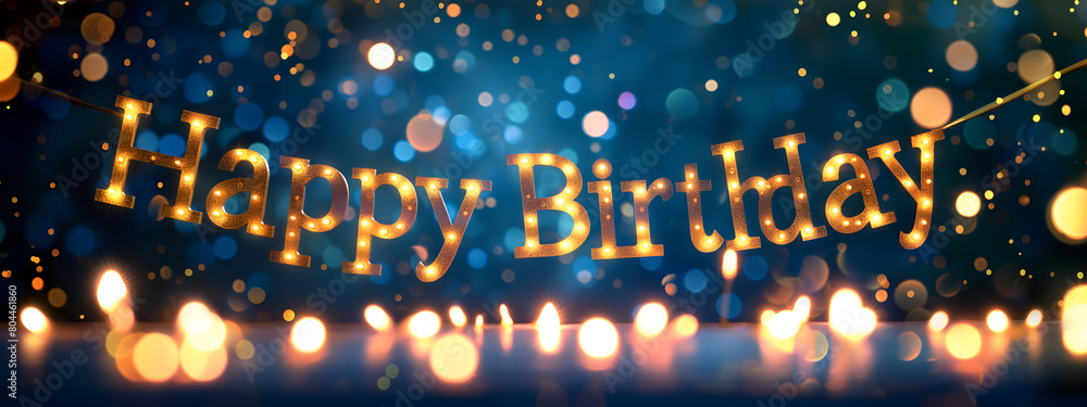 happy birthday word with candles happy birthday word with candles