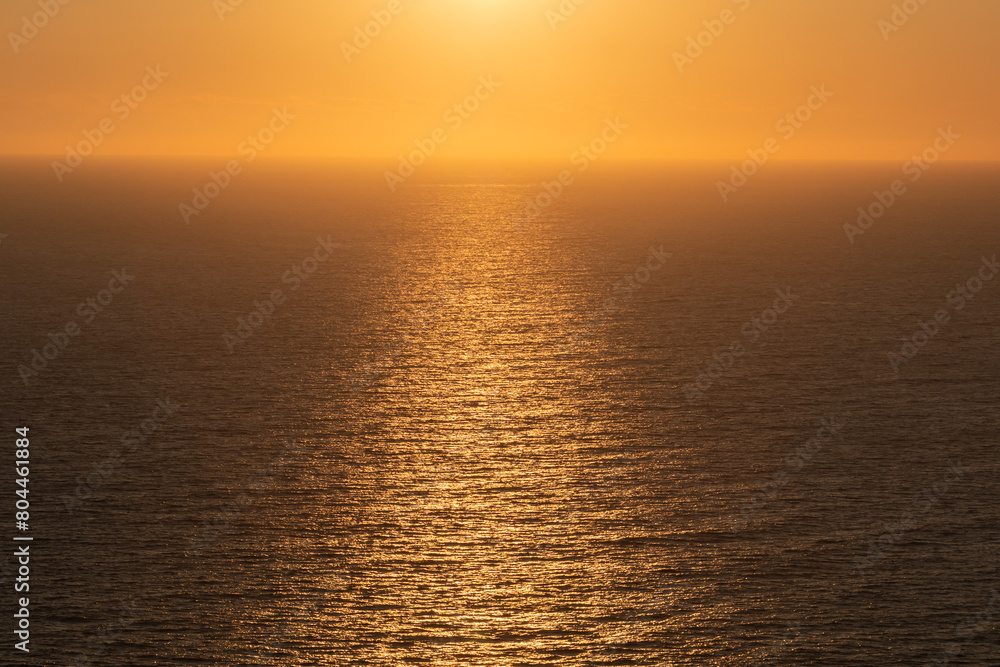 Fototapeta premium Sea during sunset in Alanya