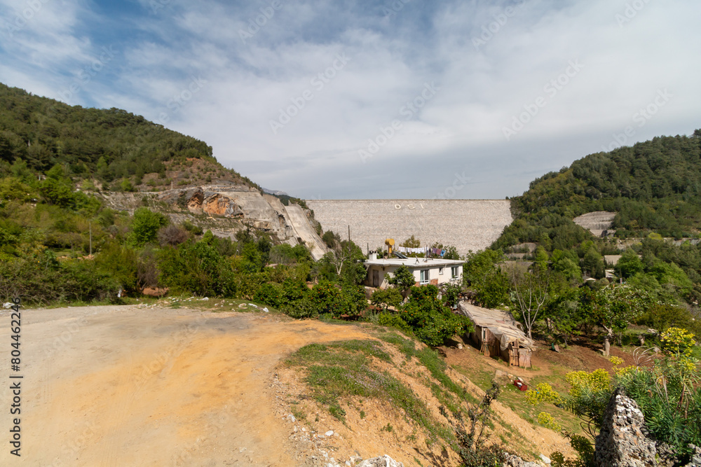Fototapeta premium Dam on the Dimcay river