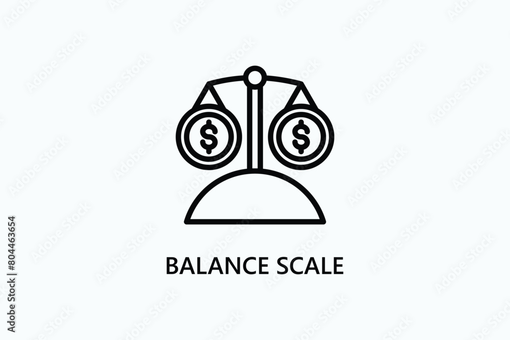 Balance Scale Vector, Icon Or Logo Sign Symbol Illustration
Balance Scale Vector, Icon Or Logo Sign Symbol Illustration