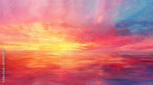 Craft an image of a sunset