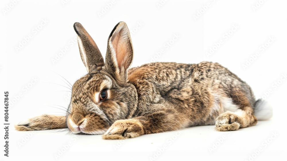 Fototapeta premium Image of rabbit isolated on white background.