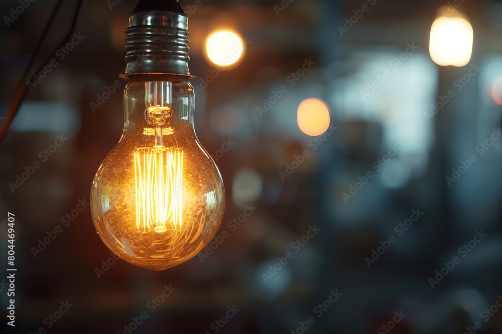 A Bright Idea In Workshop Light Bulb Concept