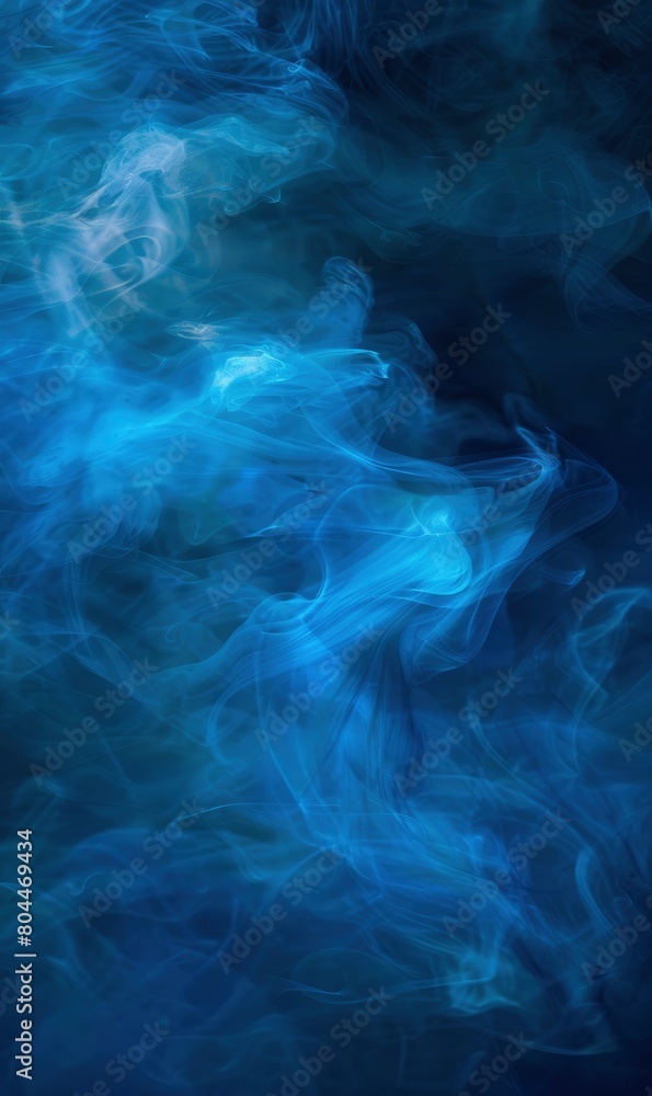 Dynamic interplay of shadow and azure hues in a dark blue abstract backdrop , Background Image For Website