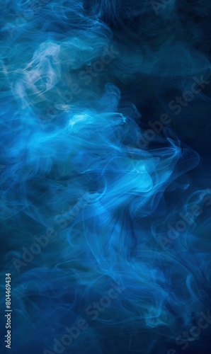 Dynamic interplay of shadow and azure hues in a dark blue abstract backdrop , Background Image For Website