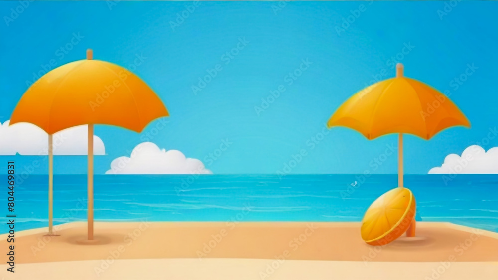 Abstract view of the sandy beach with a palm tree. Tropical resort. Sunrise on the seashore. Vector Illustration.
Abstract view of the sandy beach with a palm tree. Tropical resort. Sunrise on the seashore. Vector Illustration.