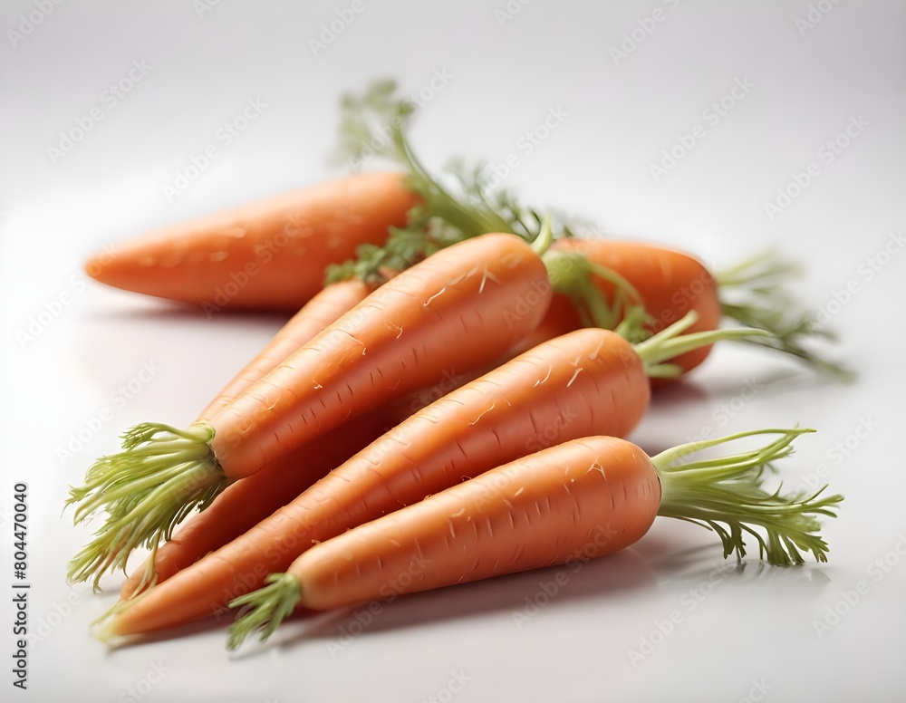 carrot isolated on white background, clipping path, full depth of field Generated AI, carrot isolated on white background, clipping path, full depth of field Generated AI,