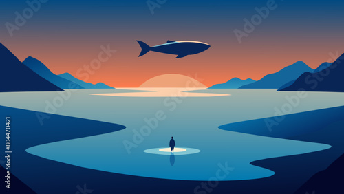  In the extremely barren north, there is a dark sea, which is the Heavenly Pond. There is a fish there, which is several thousand li in breadth