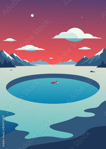  In the extremely barren north, there is a dark sea, which is the Heavenly Pond. There is a fish there, which is several thousand li in breadth