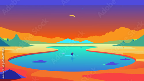  In the extremely barren north, there is a dark sea, which is the Heavenly Pond. There is a fish there, which is several thousand li in breadth