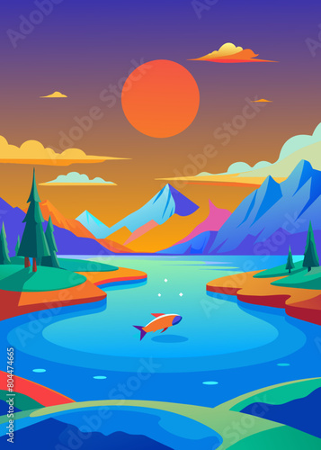  In the extremely barren north, there is a dark sea, which is the Heavenly Pond. There is a fish there, which is several thousand li in breadth