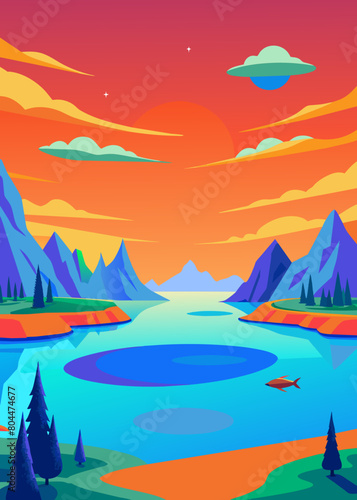  In the extremely barren north, there is a dark sea, which is the Heavenly Pond. There is a fish there, which is several thousand li in breadth