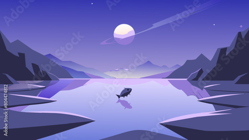  In the extremely barren north, there is a dark sea, which is the Heavenly Pond. There is a fish there, which is several thousand li in breadth
