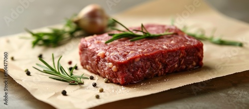 Grass-Fed Ground Beef on Butcher Paper