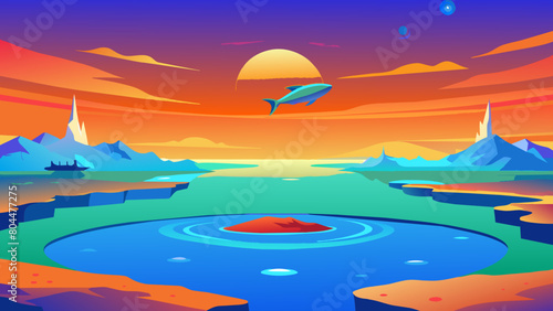  In the extremely barren north, there is a dark sea, which is the Heavenly Pond. There is a fish there, which is several thousand li in breadth