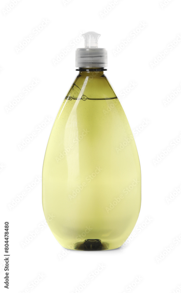 Bottle of cleaning product isolated on white Bottle of cleaning product isolated on white