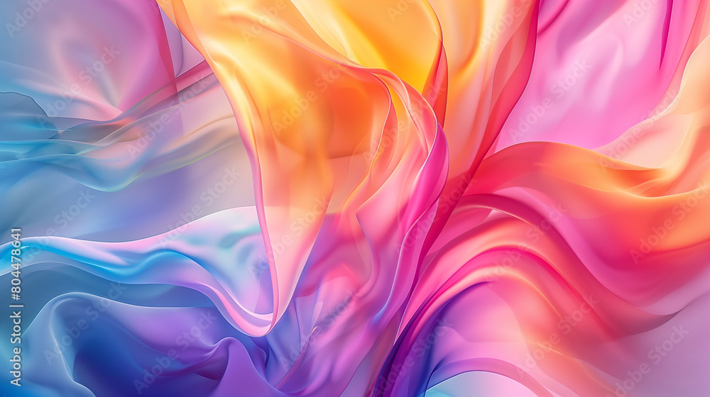 Naklejka premium A vibrant and dynamic abstract background, filled with a myriad of colors and shapes, creating an eye-catching and energetic visual experience.