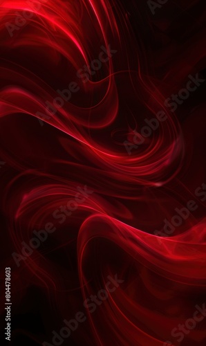 Elegant curves and bold lines intertwining in a mesmerizing dark red canvas , Background Image For Website