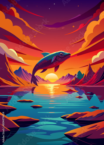  In the extremely barren north, there is a dark sea, which is the Heavenly Pond. There is a fish there, which is several thousand li in breadth