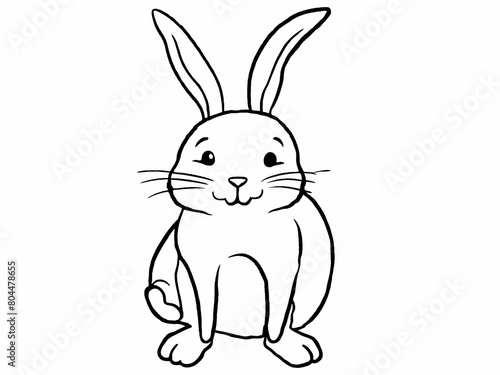 illustration of a rabbit © Kamat