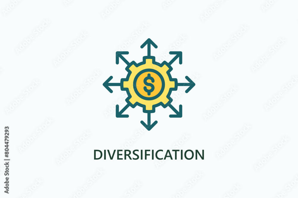 Diversification Vector, Icon Or Logo Sign Symbol Illustration
Diversification Vector, Icon Or Logo Sign Symbol Illustration
