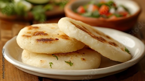 Explore Hispanic Food with Arepas and Abundant Copy Space