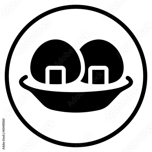 onigiri glyph icon
