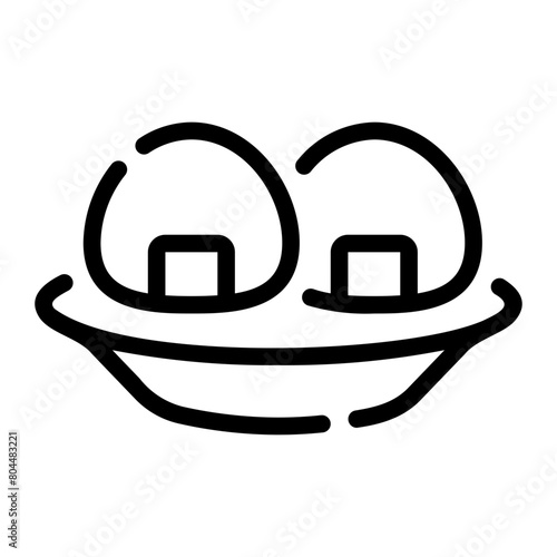 onigiri line icon