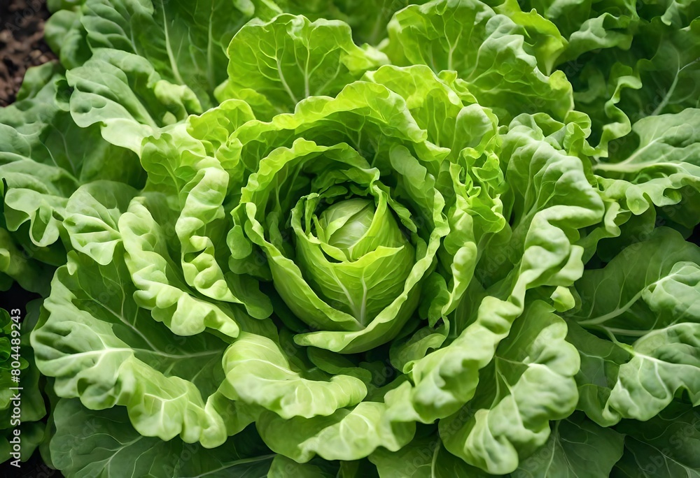 cabbage growing in the garden cabbage growing in the garden