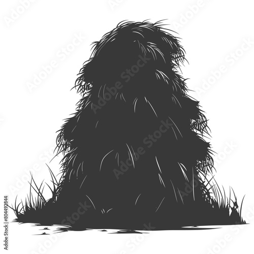 silhouette haystack full black color only