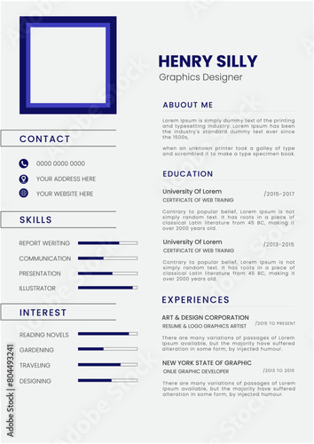 I will design professional resume or CV