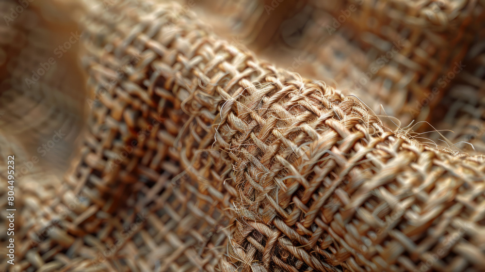 Close-up of burlap texture. Close-up of burlap texture.