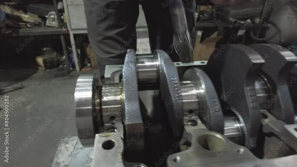 Diesel Engine Overhaul and Rebuild. Repair of the tractor engine Diesel Engine Overhaul and Rebuild. Repair of the tractor engine