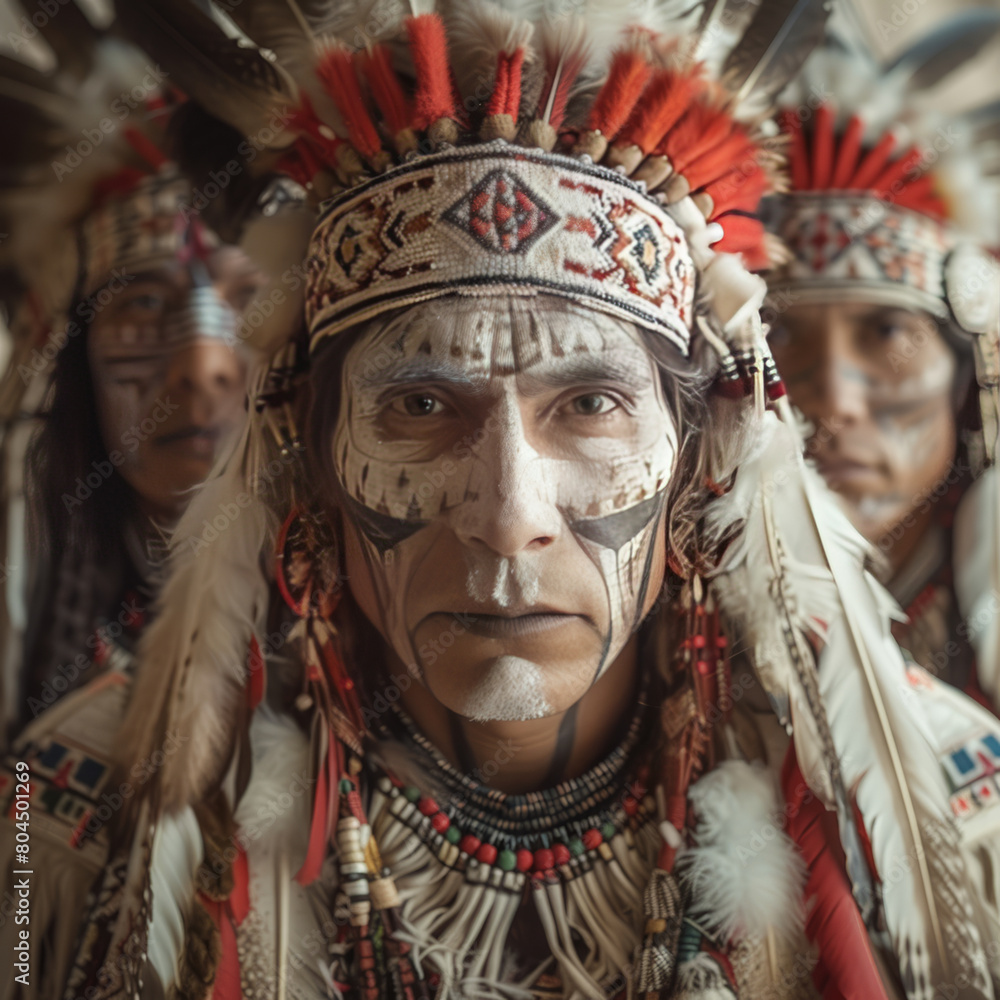 a tribe of people in Native America who learned how to morph into white people,generative ai
