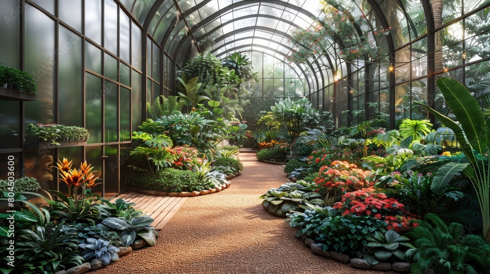 Garden nursery offering workshops on gardening techniques and plant care. Photorealistic. HD. Garden nursery offering workshops on gardening techniques and plant care. Photorealistic. HD.