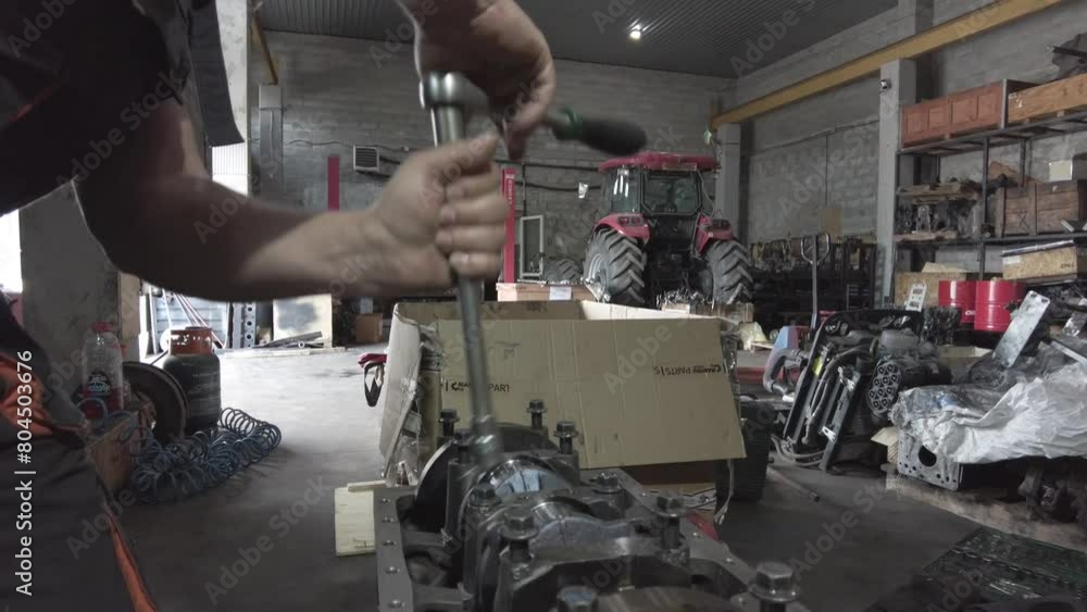 Diesel Engine Overhaul and Rebuild. Repair of the tractor engine Diesel Engine Overhaul and Rebuild. Repair of the tractor engine