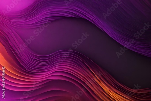 Abstract grainy gradient background purple pink orange black glowing color wave dark backdrop noise texture banner poster header design